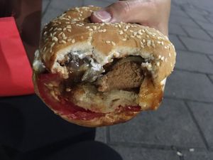 Dolce Vegan Burger at Dolce Vegan in Florence