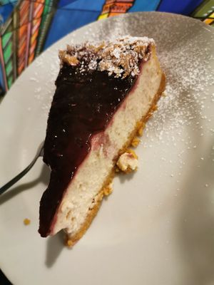 Cheesecake at Dolce Vegan in Florence