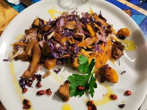 Seitan at Dolce Vegan in Florence