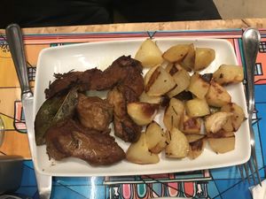 Steak thingy  at Dolce Vegan in Florence