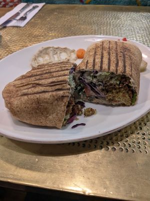 Falafel Shwarma #Veganuary at Middle Feast in York