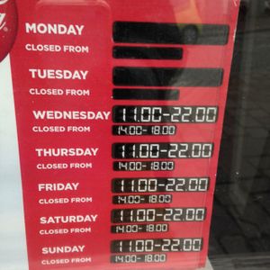 hours as of Nov. 2, 2015 at Passion for Food in Bruges