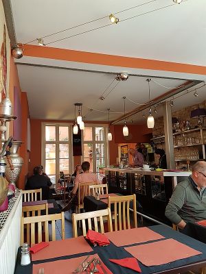 interior at Passion for Food in Bruges