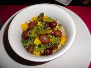 Passion salad (vegan) at Passion for Food in Bruges