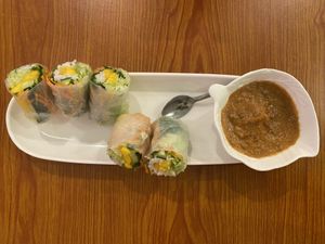 Fresh Roll #Veganuary at Pikul Thai Bistro in Fairfield