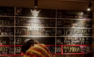 Beers on tap at Coaster Tokyo in Tokyo