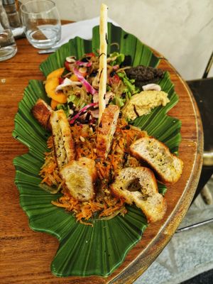 Salade Vegan at Le Ristrett' in Le Monetier-les-bains