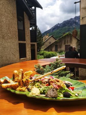 Vegan at Le Ristrett' in Le Monetier-les-bains