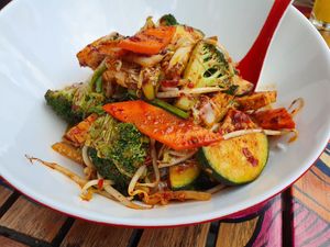 'Grüne Insel von Taiwan' (T14) with rice at Rote Laterne in Dusseldorf