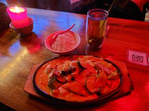 Veganes Curry at Rote Laterne in Dusseldorf