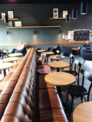 Large inside seating at Starbucks in Isle Of Sheppey