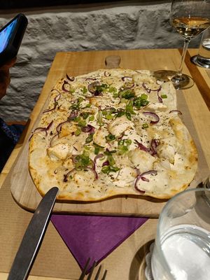 Flammkuchen at Klostercafé in Erkelenz