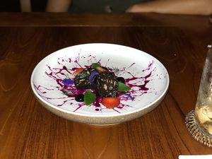 Vegetarian dessert  at Pistachio in Ubud