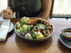 Vegan Falafel Bowl  at Pistachio in Ubud