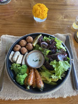 Falafel bowl   at Pistachio in Ubud
