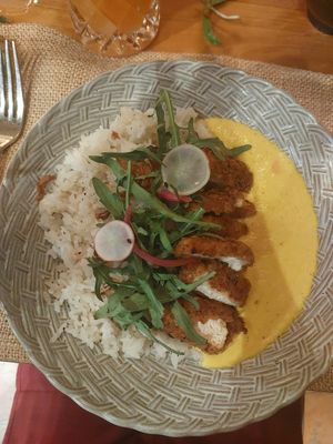 Vegan Katsu Curry at Pistachio in Ubud