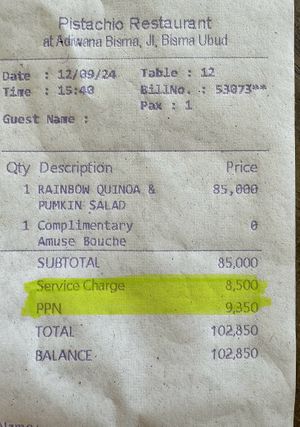   at Pistachio in Ubud