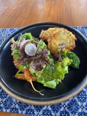 Potato cakes  at Pistachio in Ubud