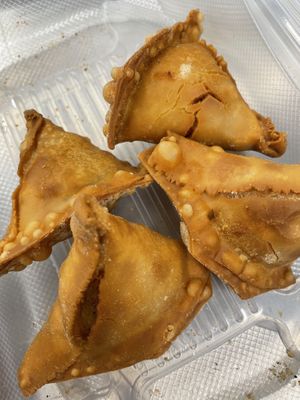 Fresh samosas at Krazi Kebob in College Park