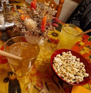 Starter and drinks at Chez Mico in Sanary-sur-mer