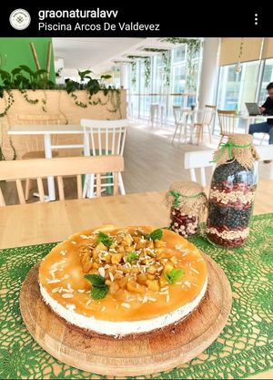 Bolo Vegan at Grão Natural in Arcos De Valdevez