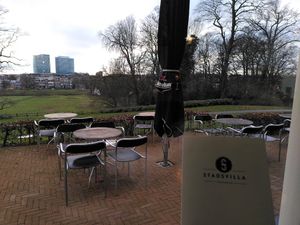 Terrace and view at Stadsvilla at Stadsvilla in Arnhem