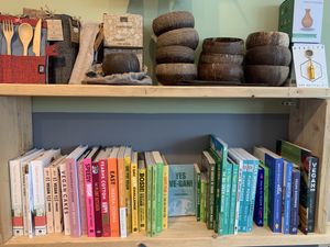 Some bits for sale x at Om Bamboo in Bude