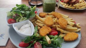 Vege nuggetsy at Laguna Marine in Ustka