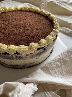 Tarta de Cerveza Negra  at li.V.re in Torrelodones