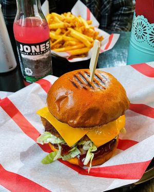 Best vegan chicken burger around!!!   at Hank's  Dirty Colchester in Colchester