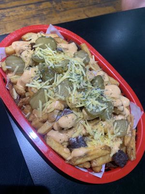 Big Mac Fries   at Hank's  Dirty Colchester in Colchester