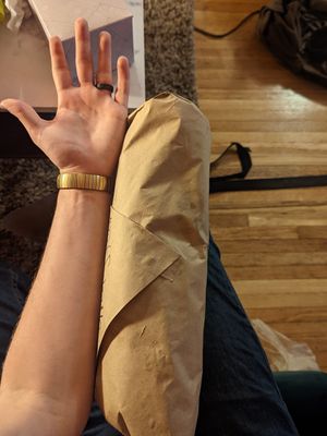 Unreal Steak Hero (it's so big) at Stacked Sandwich Shop in Queens