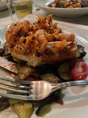 Vegan option   at Cafe Aroma in Idyllwild