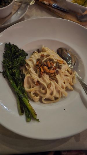 Cashew Fauxfredo at Cafe Aroma in Idyllwild