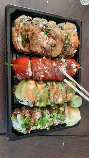 Vegan sushi box for one! at Nana Sushi in Heusden-zolder
