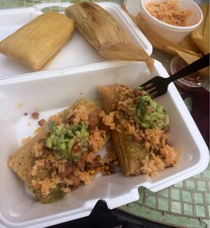 Savory and dessert tamales  at Casa de Tamales in Fresno