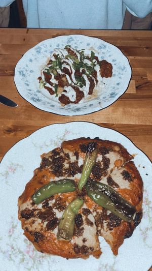 Buffalo lions mane + pizza at The Haunt in Savannah