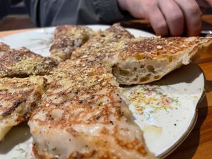 Garlic Bread at The Haunt in Savannah