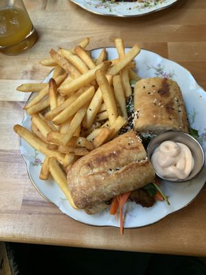 Porcini banh mi at The Haunt in Savannah