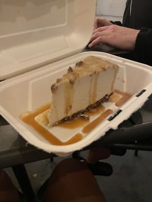 Raw cheesecake  at The Haunt in Savannah