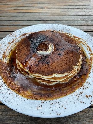 Gunslinger Pamcakes at The Haunt in Savannah