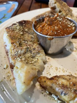 Cashew garlic bread..ahhhmazing!  at The Haunt in Savannah