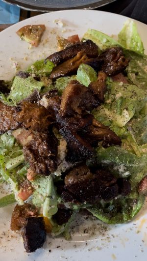 Lions mane brisket “roadrunner” salad  at The Haunt in Savannah