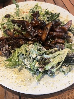 Oyster bacon salad  #Veganuary at The Haunt in Savannah