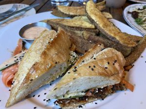Mushroom Bahn Mi  at The Haunt in Savannah