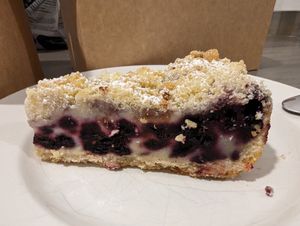 Blueberry Pie at Espresso House in Rovaniemi