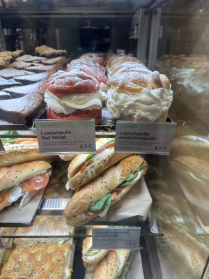 Vegan options  at Espresso House in Rovaniemi