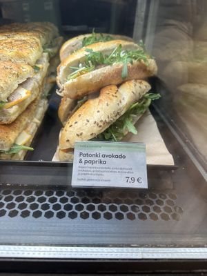 Vegan options  at Espresso House in Rovaniemi