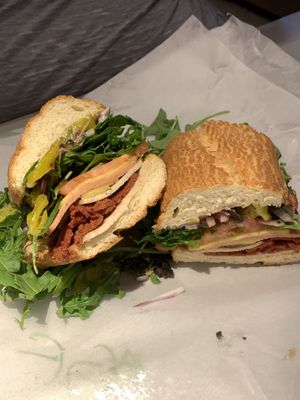 Almighty god father sandwich  at SubVegan Sandwiches in Santa Ana