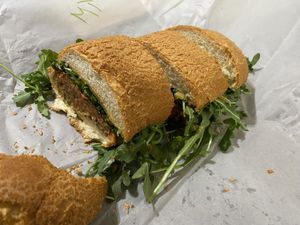 Meatball sub  at SubVegan Sandwiches in Santa Ana